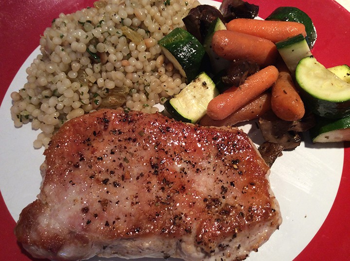 Seared chops and light sides make for a great summer meal. (Submitted photo)