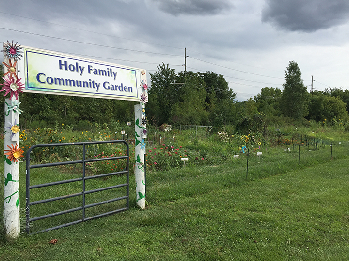 The Community Garden at Holy Family Episcopal Church. (Photo by James Feichtner)