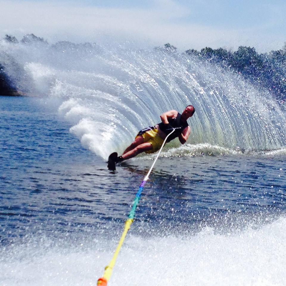 Local water skiing pro reflects on career. 