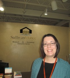 Dr. Kristina Huff is the new museum director at the SullivanMunce Cultural Center. (Photo by Heather Lusk)