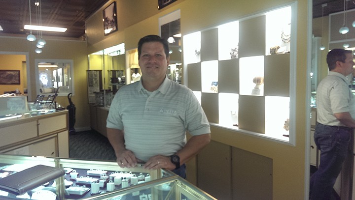 David Haug became the new owner of Jewel Box Jewelers earlier this year. (Photo by Heather Lusk)