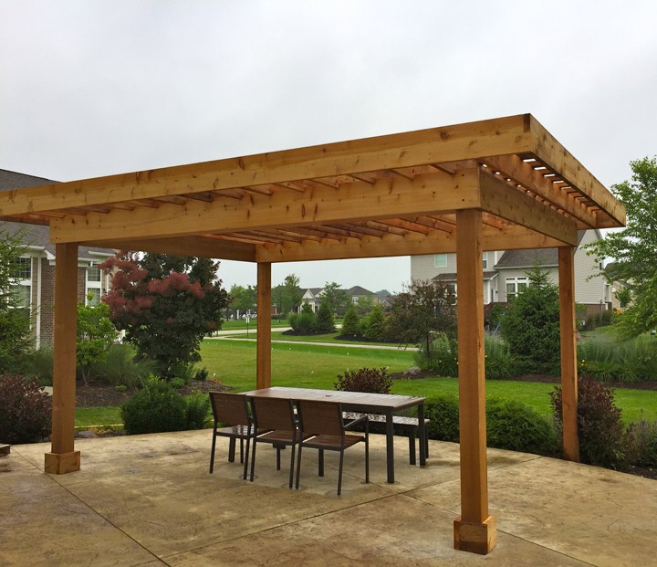 A pergola was the perfect solution for a family seeking shade. (Submitted photo)