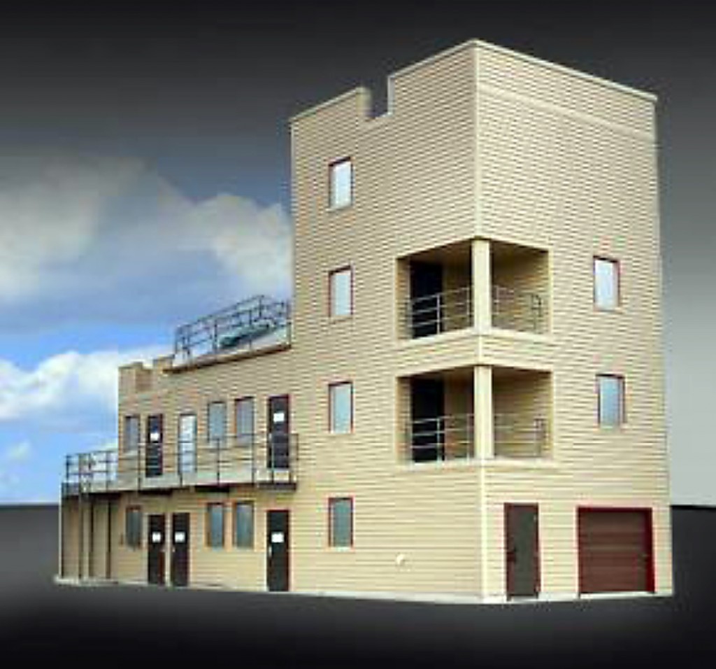A rendering of the proposed burn tower that area firefighters say would have provided more advanced, real-life training. (Submitted rendering)