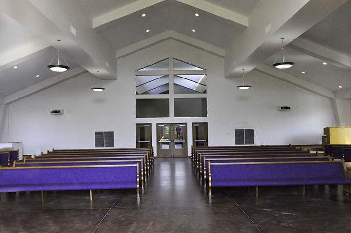 The new sanctuary at Bethlehem Lutheran Church can seat 200 people. (Submitted photo)