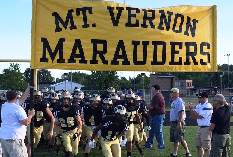 The Mt. Vernon High School football team, the Marauders, added eight players this season. (Submitted photo)