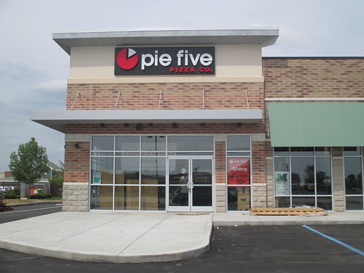 Pie Five is set to open Sept. 10. (Photo by Heather Lusk) 