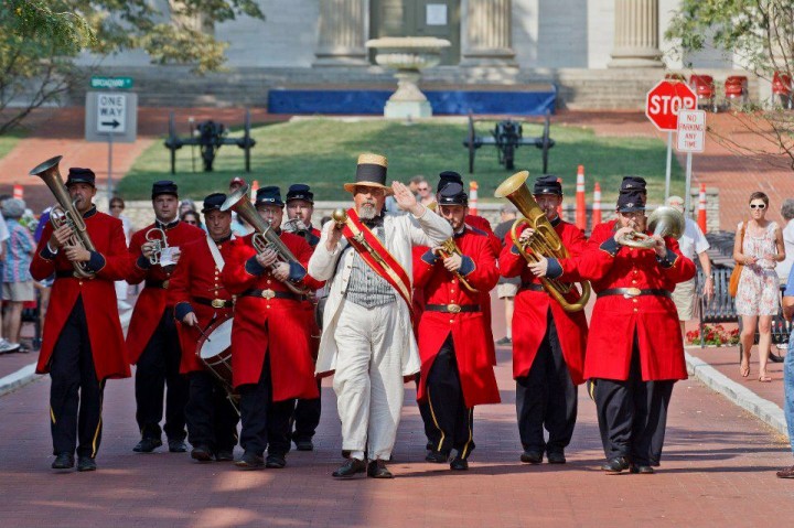 The band, which performs Civil War era tunes, at a festival in 2012. (Submitted photo)