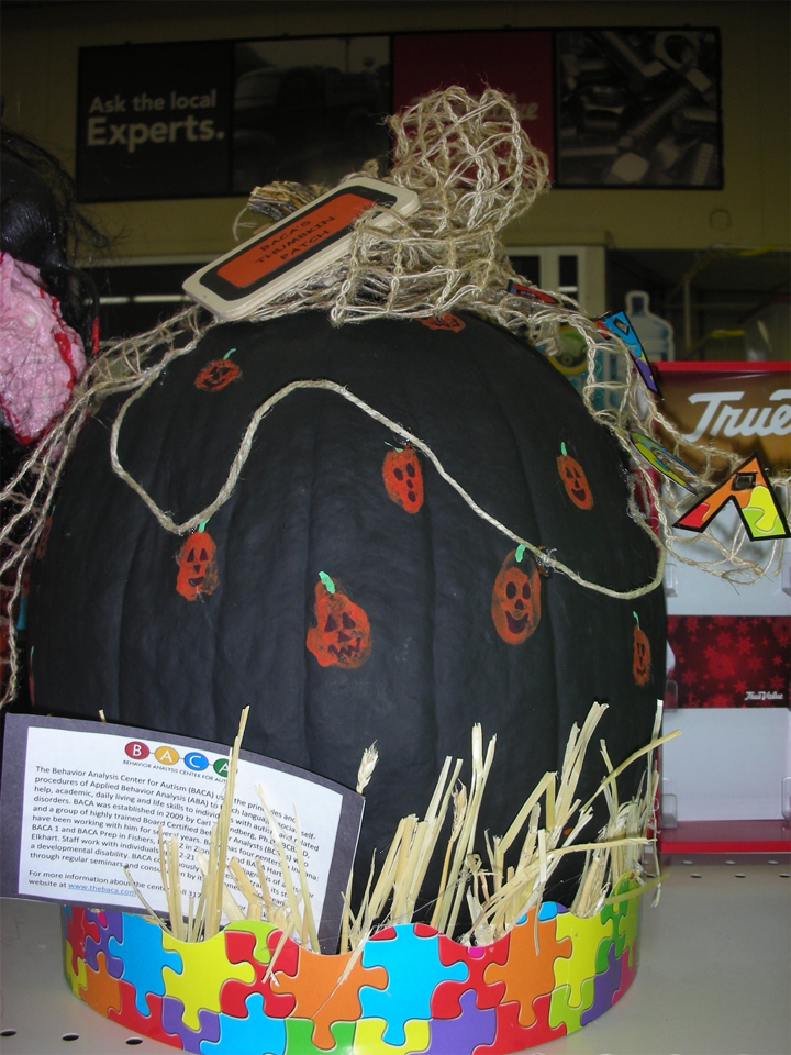 Last year’s winning pumpkin was submitted by BACA. (Submitted photo)