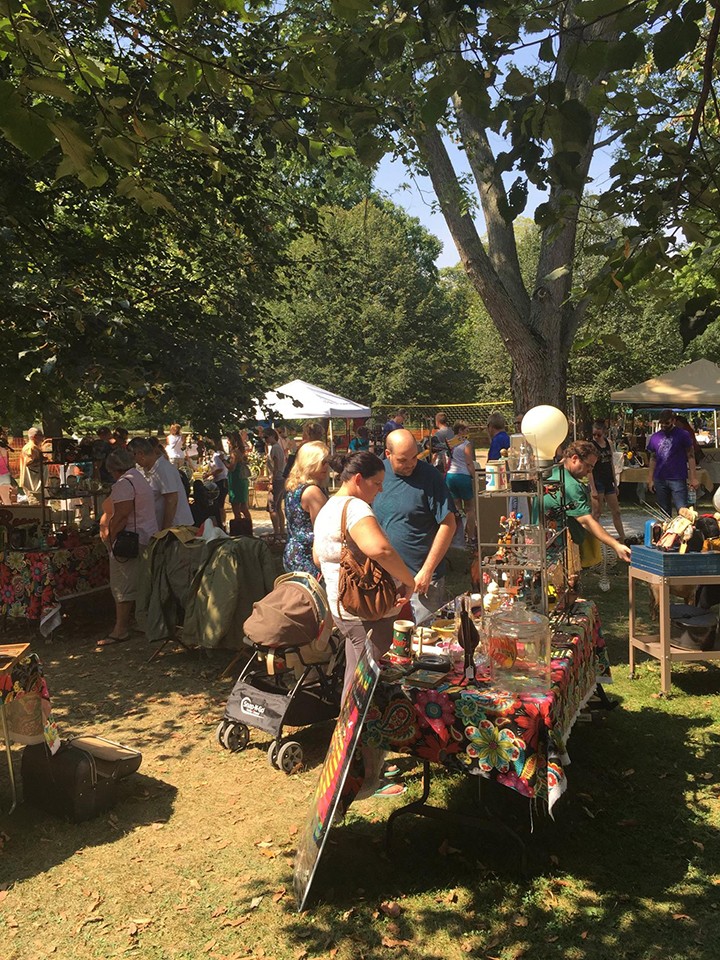 Shoppers enjoy a traditional Indie Arts and Vintage Marketplace last year. This is the first year the marketplace will set up shop for a weekend in Hamilton Co. (Submitted photo by Troy Burt)