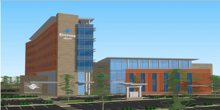 A proposed rendering of the Riverview Health Westfield facility. (Submitted image) 