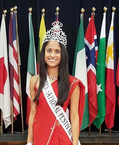 CHS graduate Prakriti Bhargava was crowned 2016 Indy International Festival queen. (submitted photo)