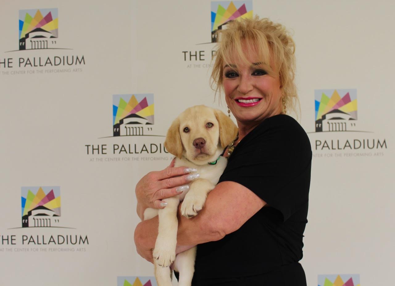 Tanya Tucker with her pup. (Photos by Amy Pauszek for Current Publishing LLC, Copyright 2015. All Rights Reserved)