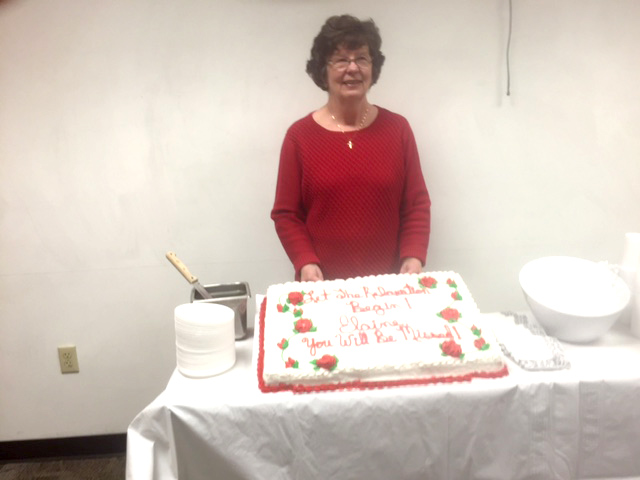 Elaine Phemister celebrates 47 years at St.Vincent at her retirement party. (submitted photo)