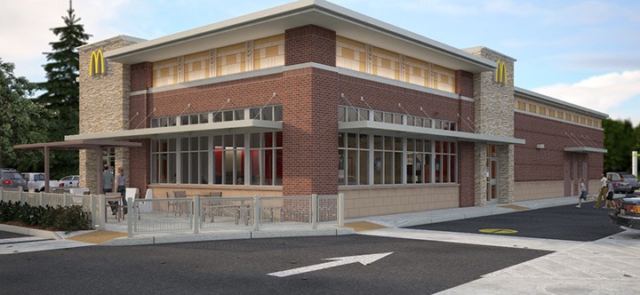 A rendering of what the completed McDonald’s will look like. (Submitted rendering)