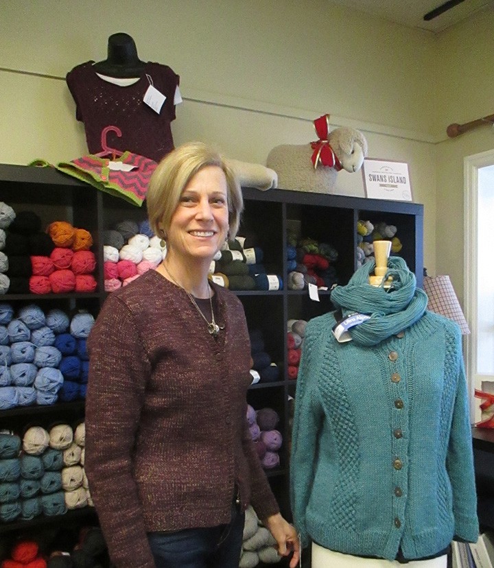 Mary Vaughan is the new owner of Village Yarn Shop. (Photo by Heather Lusk)