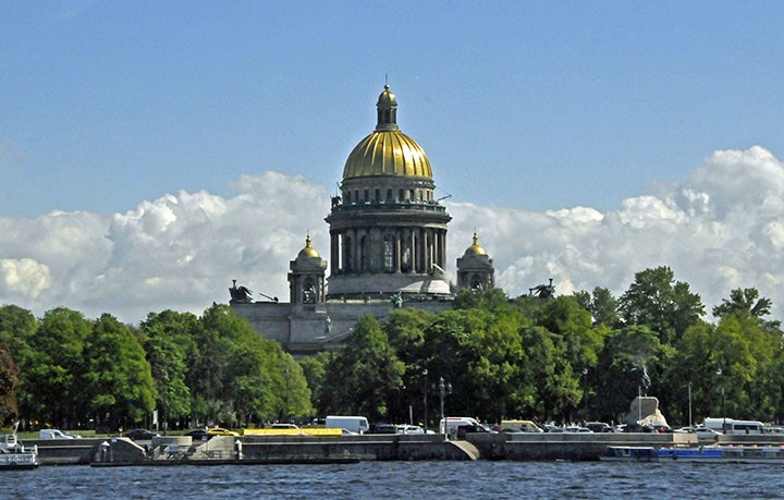 St. Isaac’s Cathedral from Neva River. (Photo by Don Knebel)