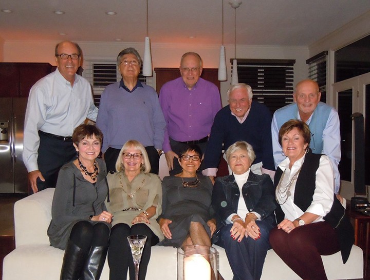 Five couples in the same Carmel neighborhood celebrated 50 years of marriage in 2015. They are, back row from left, Lynn Croxton, John Strano, Bob Dyer, Denny Glander, Jim Ditto, and front row from left, Charlean Croxton, Dottie Strano, Joanne Dyer, Barbara Glander and Jan Ditto. (submitted photo)