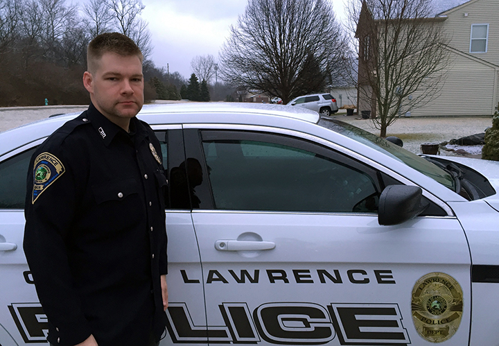 Lawrence Police Dept. officer Dustin VanTreese. (Submitted photo)