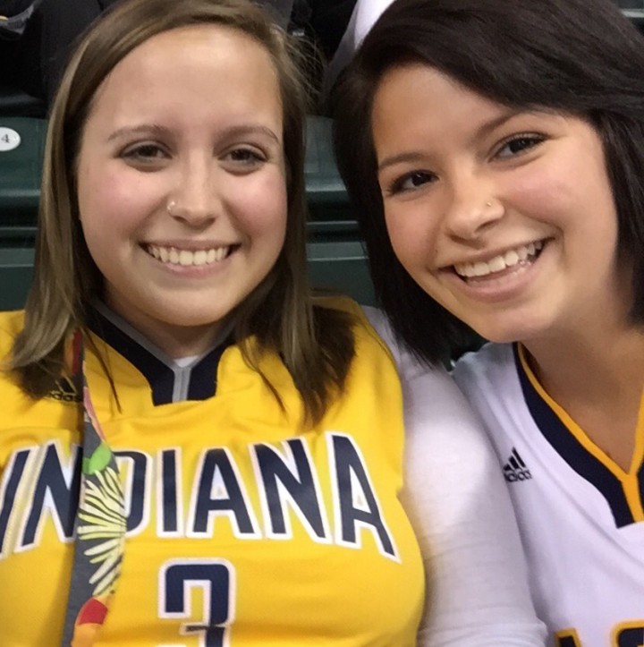 Dani Staley, left, will be putting on a fundraiser at Ball State University to benefit her best friend, Katlyn Stevenson, right, who suffers from a rare form of adrenal cancer. (Submitted photo)