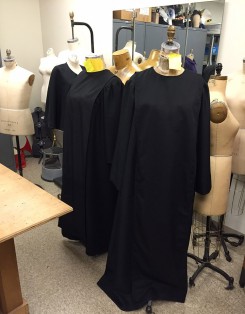 Some of the costumes for “Doubt,” on stage Feb. 5-14. (Submitted photo)
