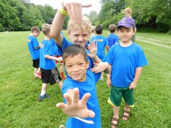 Young boys at Camp Belzer enjoy summer camp activities. (Submitted photos)