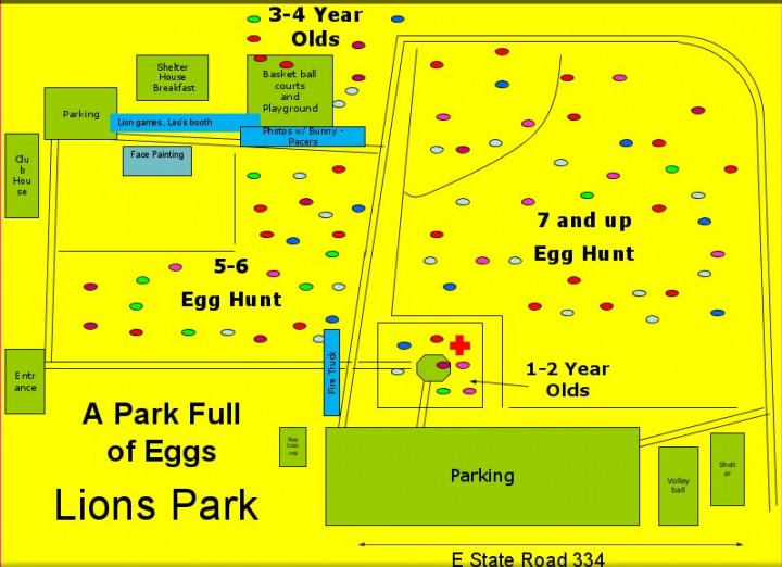 The Eggnormous Easter Egg Hunt will feature areas for kids of different ages to search. (Submitted photo)