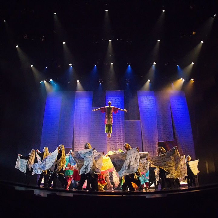 The crucifixion scene during the last week of Jesus’ life is performed. (Submitted photo)