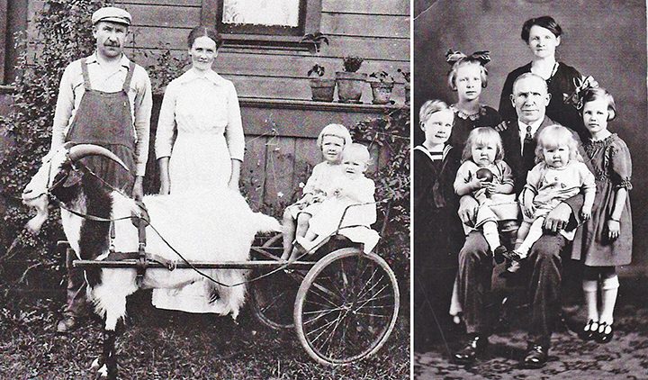 The Gustav and Elin Hultgren Family. (Submitted by Don Knebel)