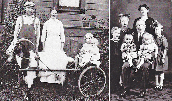 The Gustav and Elin Hultgren Family. (Submitted by Don Knebel)