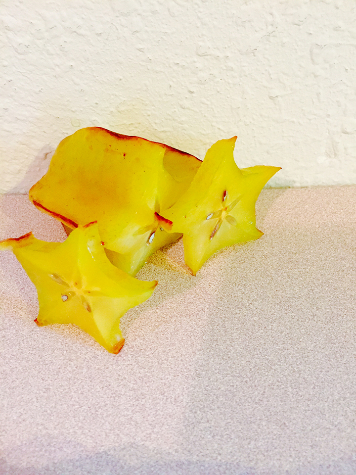 Starfruit can be cut into star shapes and make good, fun snacks for kids. (Photo by Anna Skinner)  