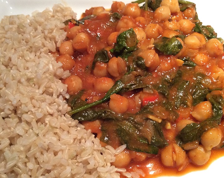 Curry Chickpea Stew is an easy to prepare, full of flavor. (Photo by Ceci Martinez)
