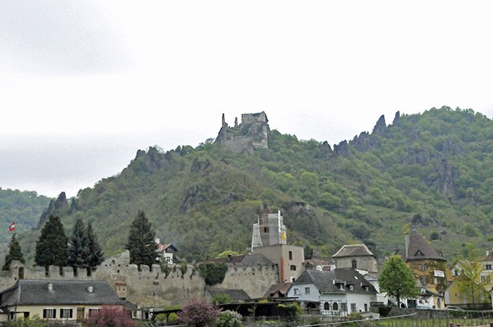 Ruins of Castle of Dürnstein, Austria (Photo by Don Knebel)