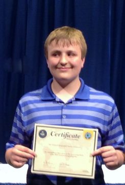 John Mikucki of Carmel Middle School recently finished as the runner up in the Indiana Geographic Bee. (Submitted photo)