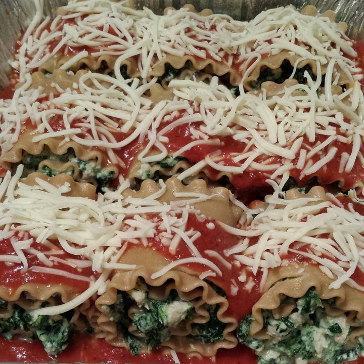 Lasagna rolls made by Stephanie Marshall. Marshall will soon have her food handling permits and start working out of Carmel’s Kitchen, a commercial kitchen space for her to prepare meals. (Submitted photo)