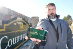 Aaron Sherrick began encouraging neighbors to use the mobile app for communication. Nextdoor is now in every established neighborhood in Westfield. (Photo by James Feichtner)