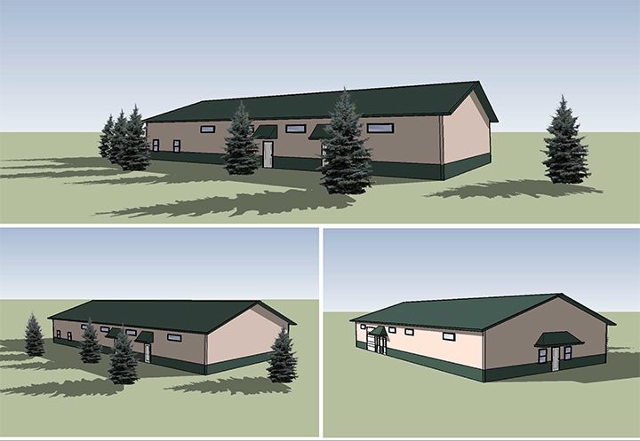 A rendering of the Open Doors facility is expected to open in spring 2017. (Submitted rendering)