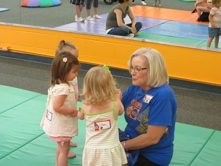 Wendy Shultz teaches a group of toddlers at Gymboree. (Submitted photo)