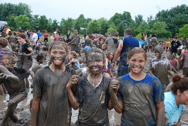 More than 3,000 people came out to last year’s Mud Day at Cyntheanne Park, where Fishers Parks and Recreation officials tilled a field and added 20 tons of dirt plus 50,000 gallons of water to create a giant mud pit for visito