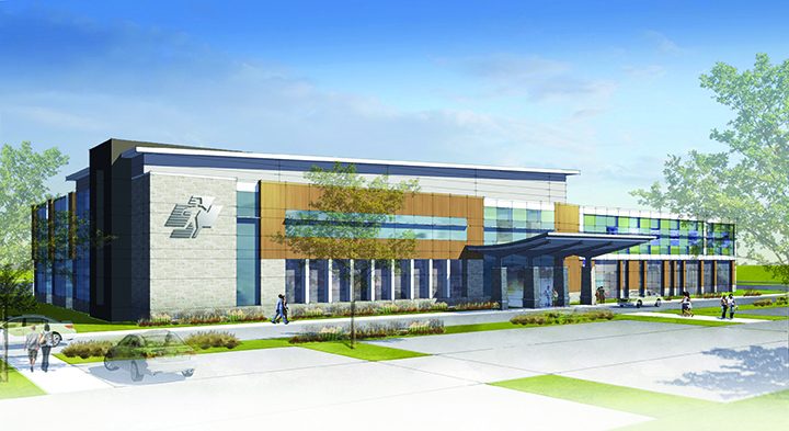 Central Indiana Orthopedics is planning a 50,000-square-foot facility on a 37-acre project in Fishers. (Submitted rendering)
