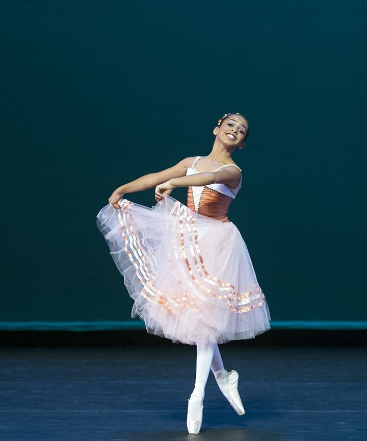 Alexandra Manuel at the Indianapolis City Ballet’s Indianapolis International Ballet Competition in 2015. (Photo by Gene Sciavano) 