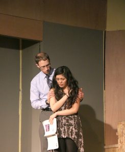 Daniel Hellman and Sharmaine Ruth rehearse a scene from “Next to Normal." (Submitted photo)