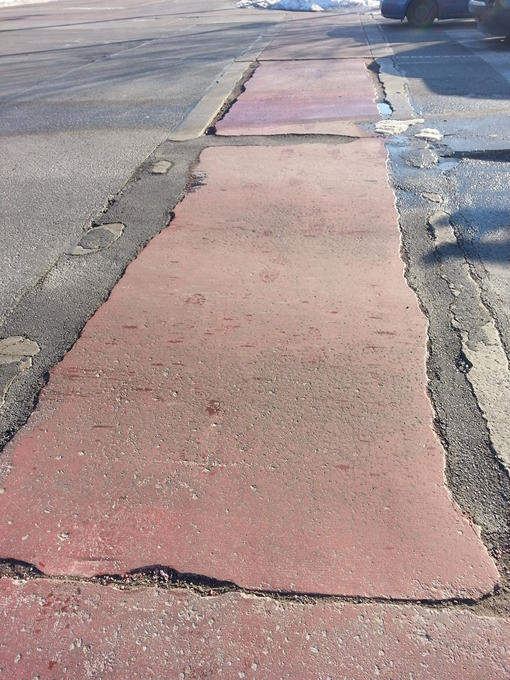 Repairs to the pavement and crosswalks on 116th Street between Eller Road and Commercial Drive in Fishers are scheduled to begin early next summer thanks to a $1 million matching grant from INDOT. (Submitted photo)