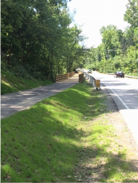 The Fall Creek Trail was improved and widened to accomdate for traffic. Construction was completed approximately six weeks early. (Submitted photo)