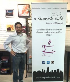 Fernando Yanez launched A Spanish Café a year ago and just started Indy Spanish Academy. (File photo)