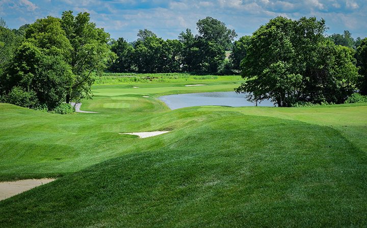 The 13th hole at the Club at Chatham Hills in Westfield, which was set to open Sept. 29. (Submitted photo)