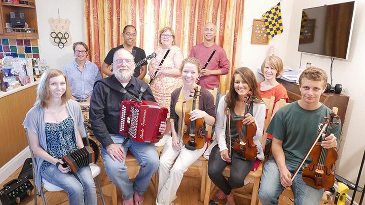 Madeleine Willard, Tricia Frasure, Caitlin Foster, Robyn Jedlicka, Kell Chole, Ed Delaney, Mario Joven, Dmitri Alano, Conor Sheldon and Ron Fife are part of the Ceili Band. (Submitted photo)
