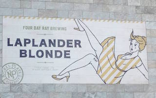 The Laplander Blonde advertisement on the side of Four Day Ray. (Submitted photo) 
