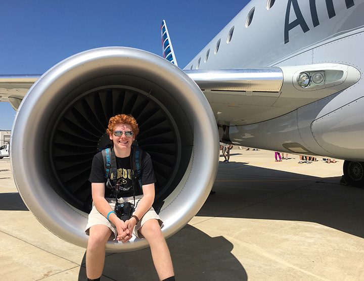 Alex Pegram mixes a love of planes and photography (Submitted photo)