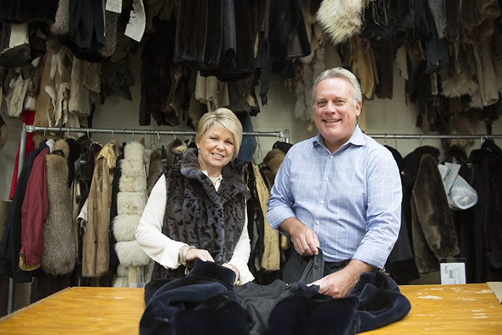Ann and Kevin Day are celebrating the 35th anniversary of Day Furs, which has been in Carmel for 33 years. (Photo by Theresa Skutt)