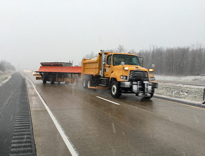 INDOT purchased 72 new trucks and 12 new tow plows for the upcoming winter season. (Submitted photo)